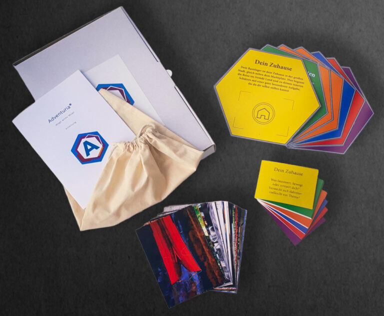 Foto aller Materialien von oben