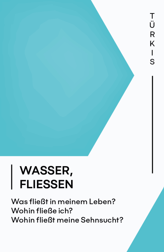 Karte "Türkis" aus dem Kartenspiel