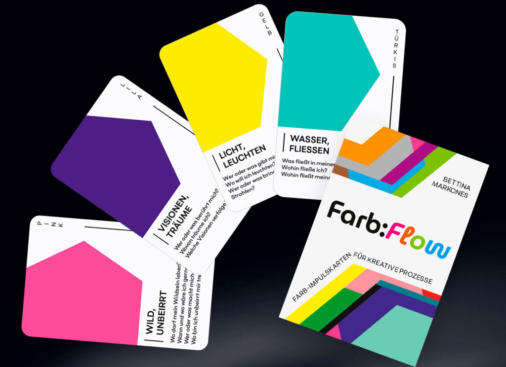 FarbFlow Kartenauswahl in der Draufsicht